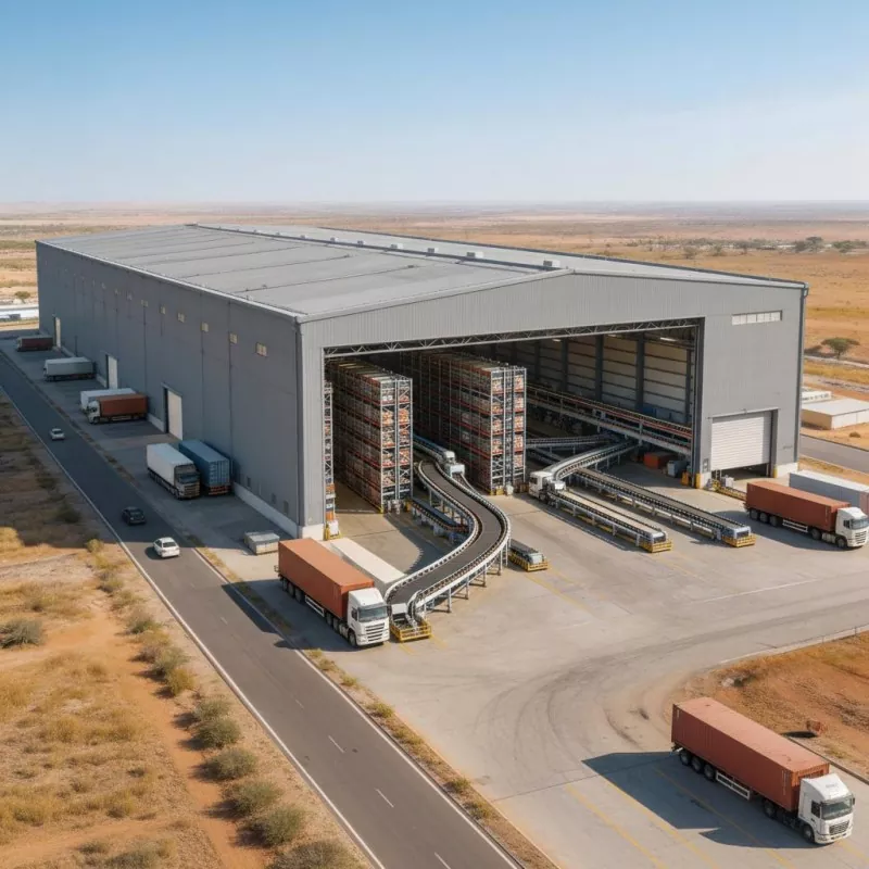 Kedu uru bụ isi nke Prefab Modular Steel Frame Logistics ụlọ nkwakọba ihe maka ebe nkesa E-azụmahịa?