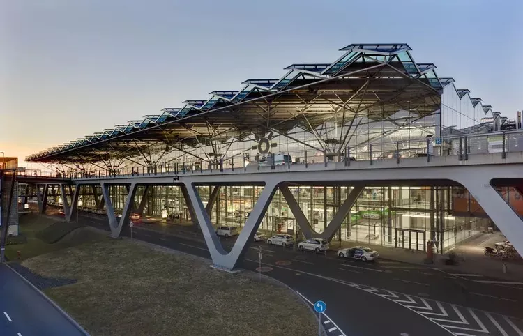 Ọdụ ụgbọ elu na-akwado EPC Steel Terminal