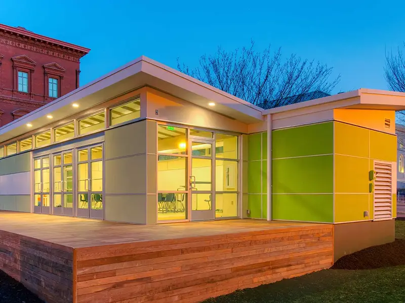 Ụlọ Akwụkwọ Steel Modular