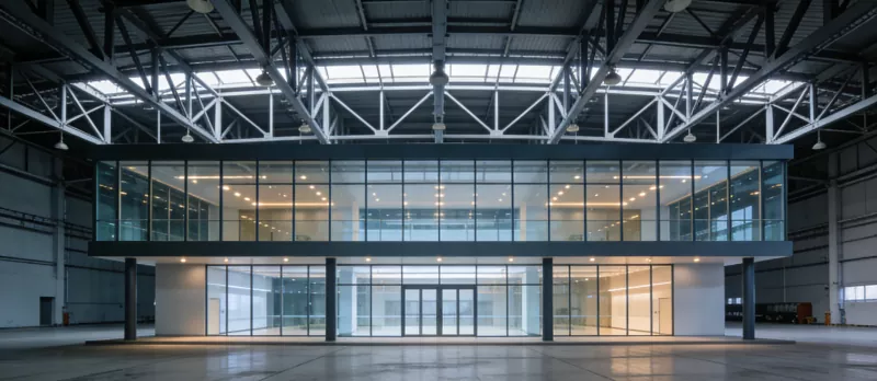 Ụlọ ihe ngosi ụlọ ọrụ Steel Structure Enterprise