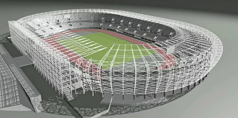 Ọgbọ egwuregwu mepere emepe Steel Structure