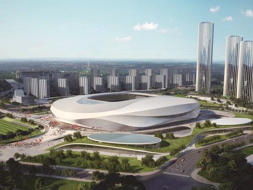 Ọdịdị Steel Ọsọ Skating Oval